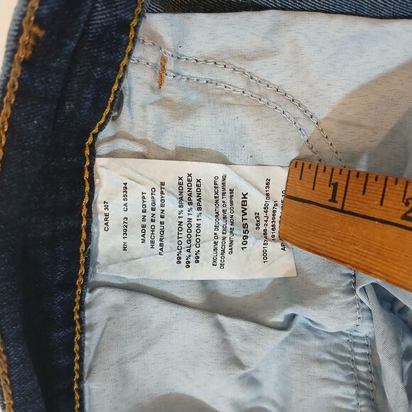 Wrangler Five Star Premium Men's Jeans 36x32 Straight Fit 100% Cotton - Picture 10 of 12